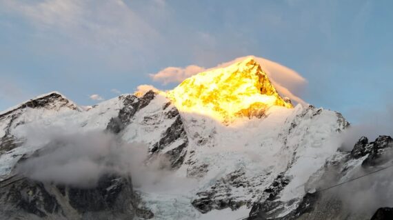 Everest Base Camp Eve Golden Hour